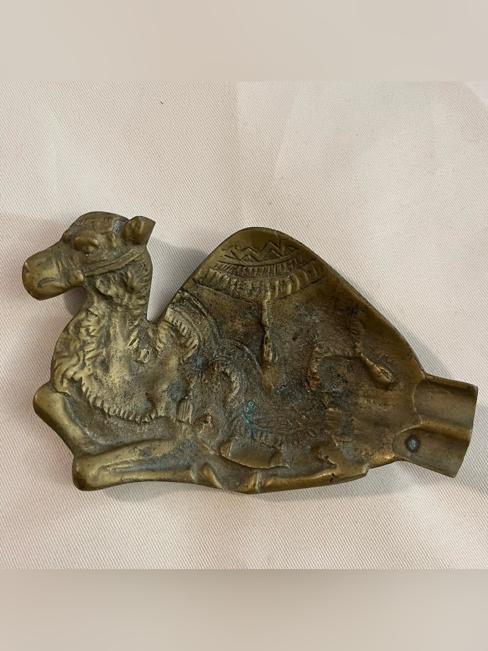 Vintage Brass Camel Ashtray